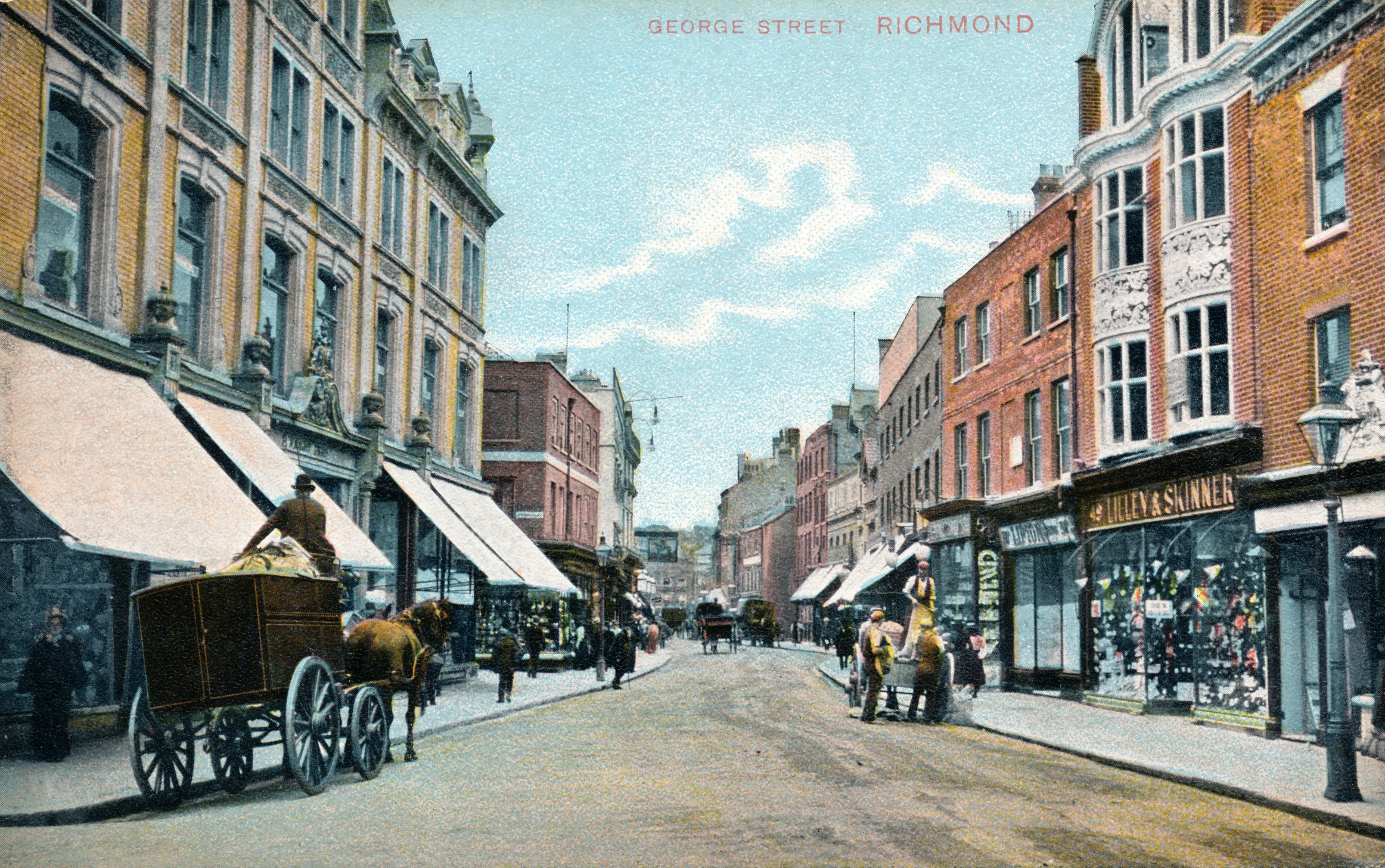 Richmond George Street away from station,street-townscape